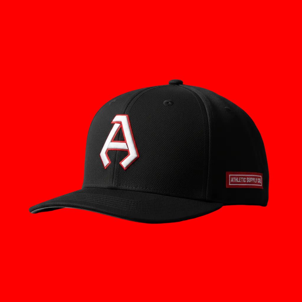 Chrome Tribal Flame Fitted Hat