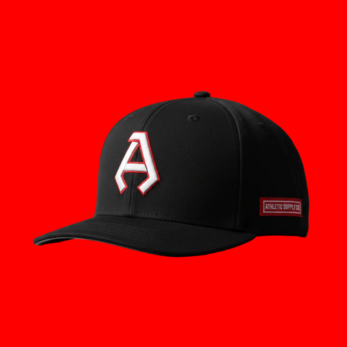 Chrome Tribal Flame Fitted Hat